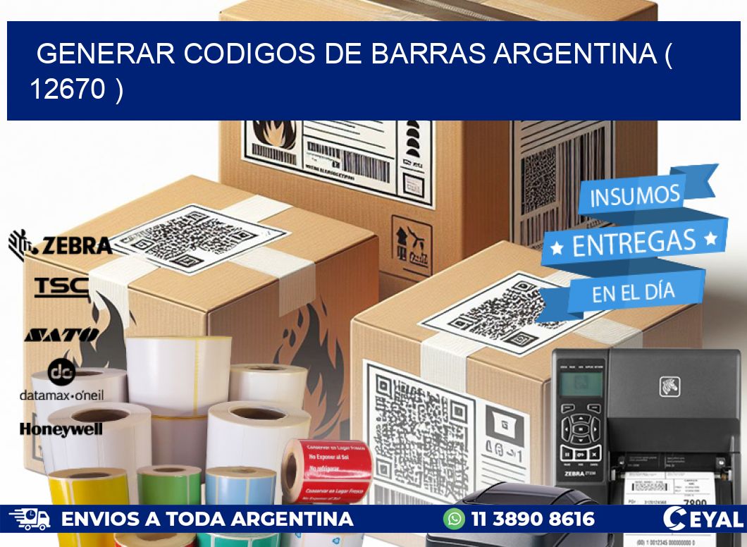 generar codigos de barras argentina ( 12670 )