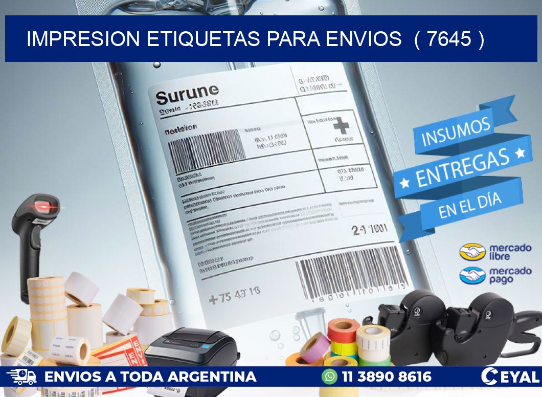 impresion etiquetas para envios ( 7645 )