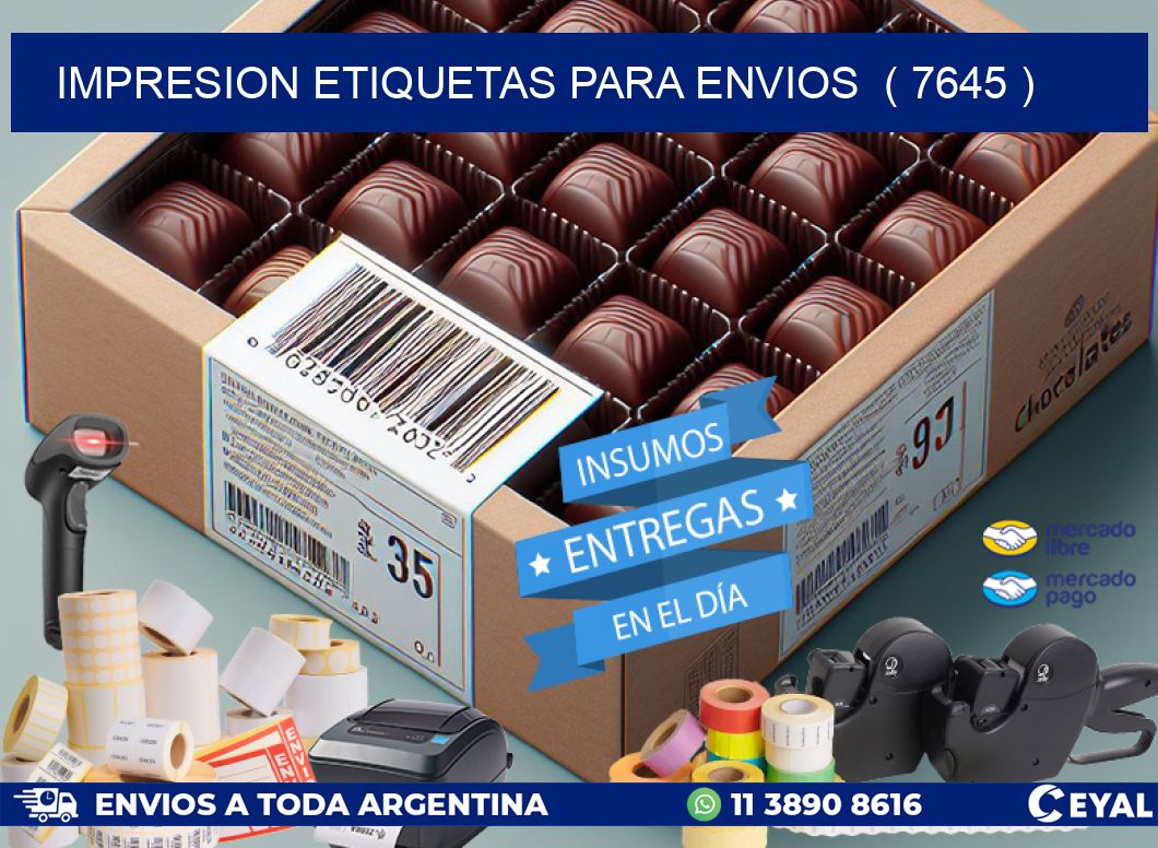 impresion etiquetas para envios ( 7645 )