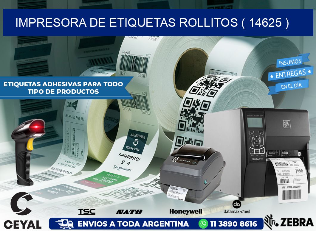 impresora de etiquetas rollitos ( 14625 )