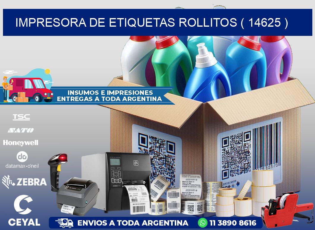 impresora de etiquetas rollitos ( 14625 )