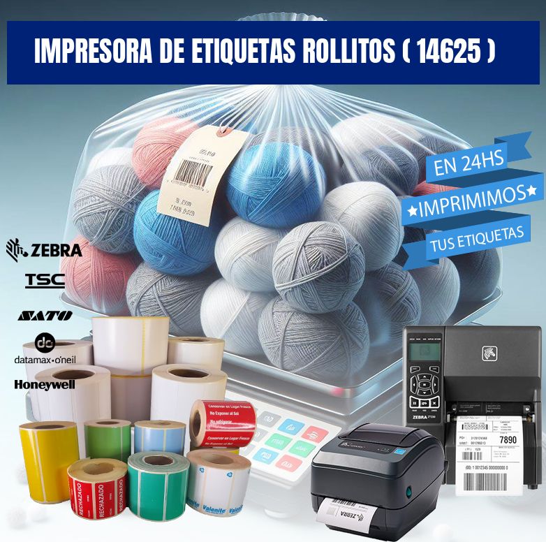 impresora de etiquetas rollitos ( 14625 )