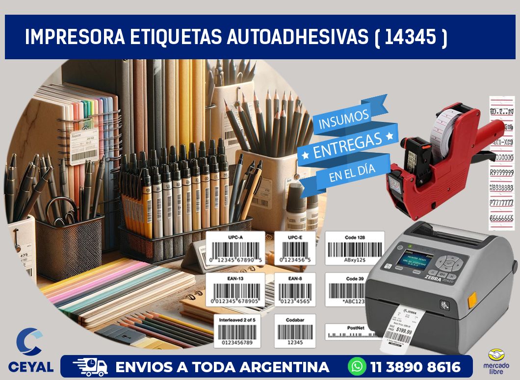impresora etiquetas autoadhesivas ( 14345 )