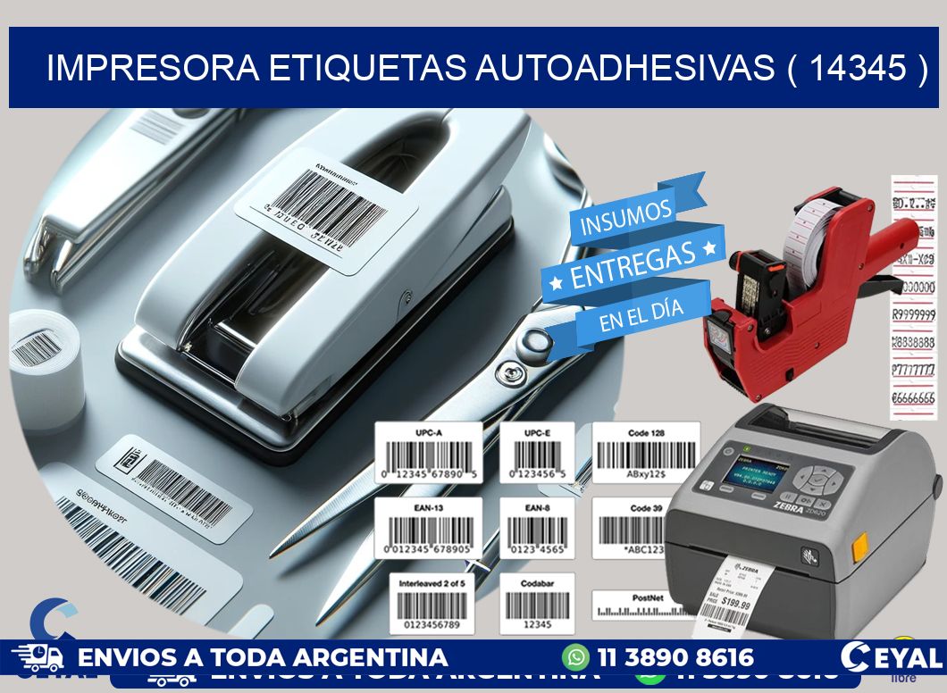 impresora etiquetas autoadhesivas ( 14345 )