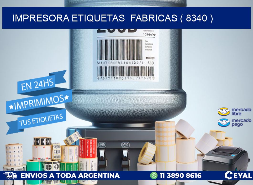 impresora etiquetas  fabricas ( 8340 )