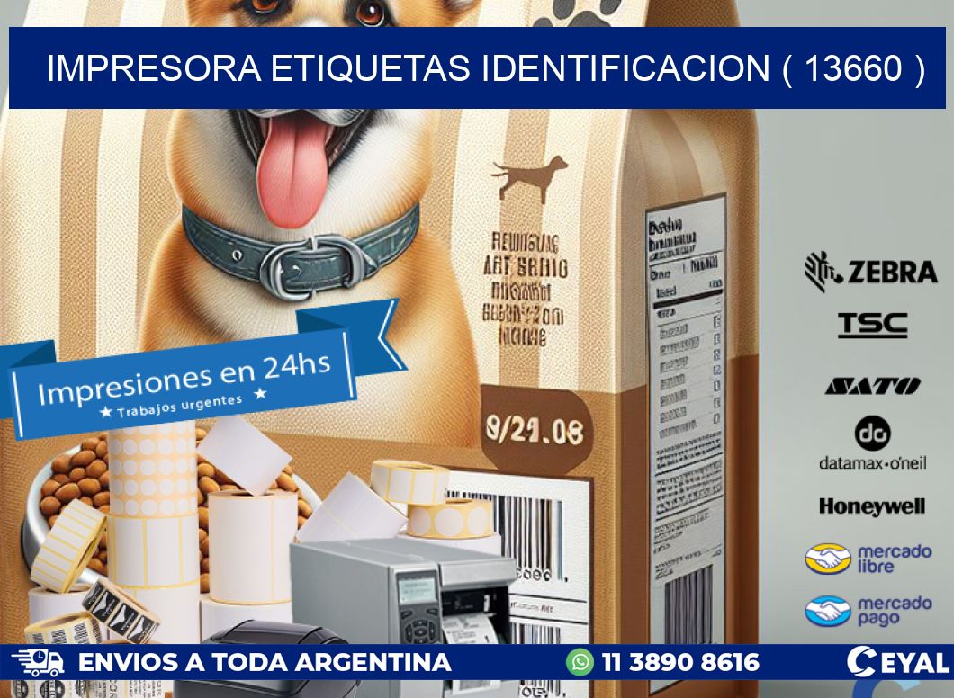 impresora etiquetas identificacion ( 13660 )