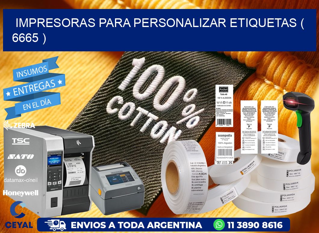 impresoras para personalizar etiquetas ( 6665 )