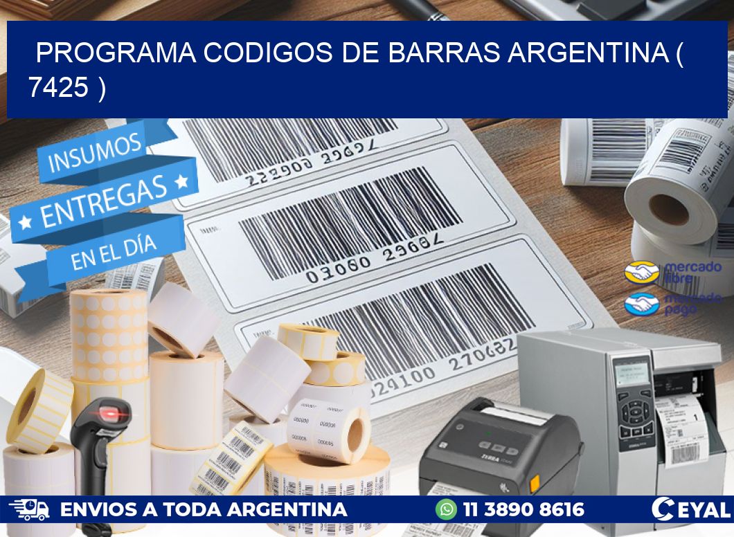 programa codigos de barras argentina ( 7425 )