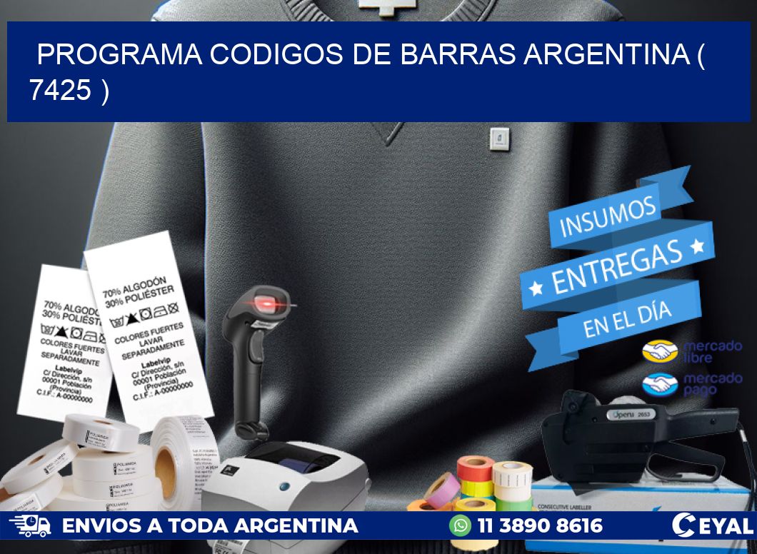 programa codigos de barras argentina ( 7425 )