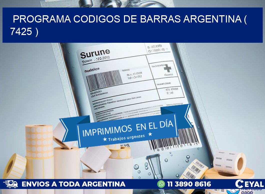 programa codigos de barras argentina ( 7425 )