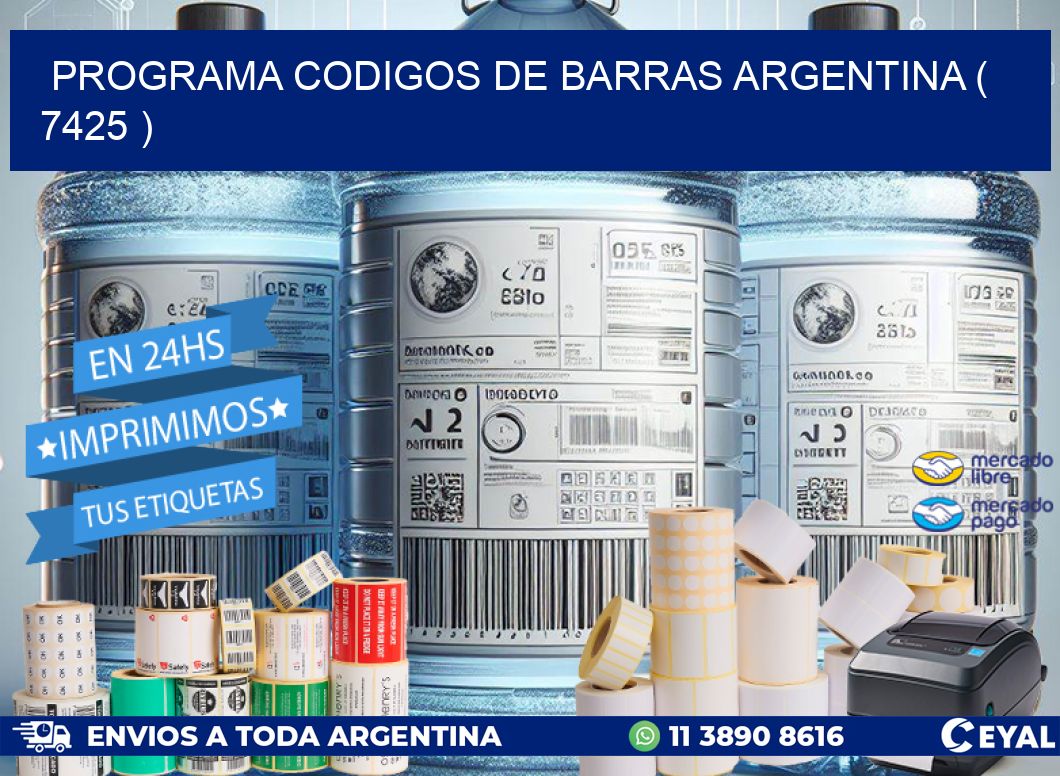 programa codigos de barras argentina ( 7425 )