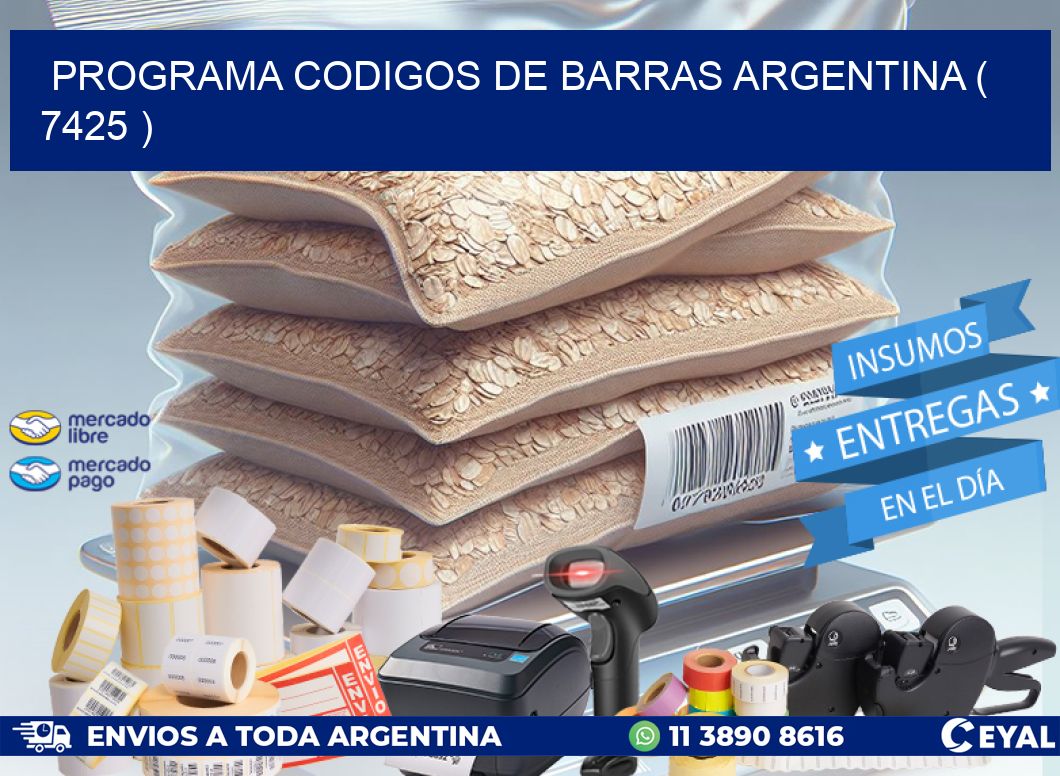 programa codigos de barras argentina ( 7425 )