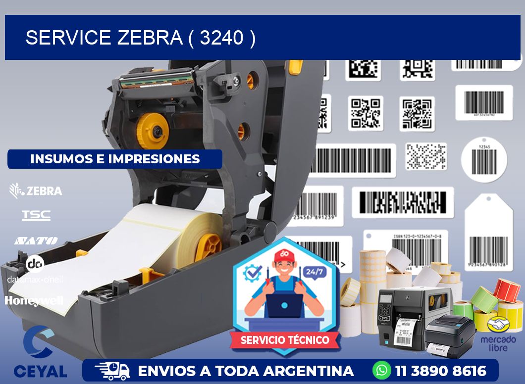service zebra ( 3240 )
