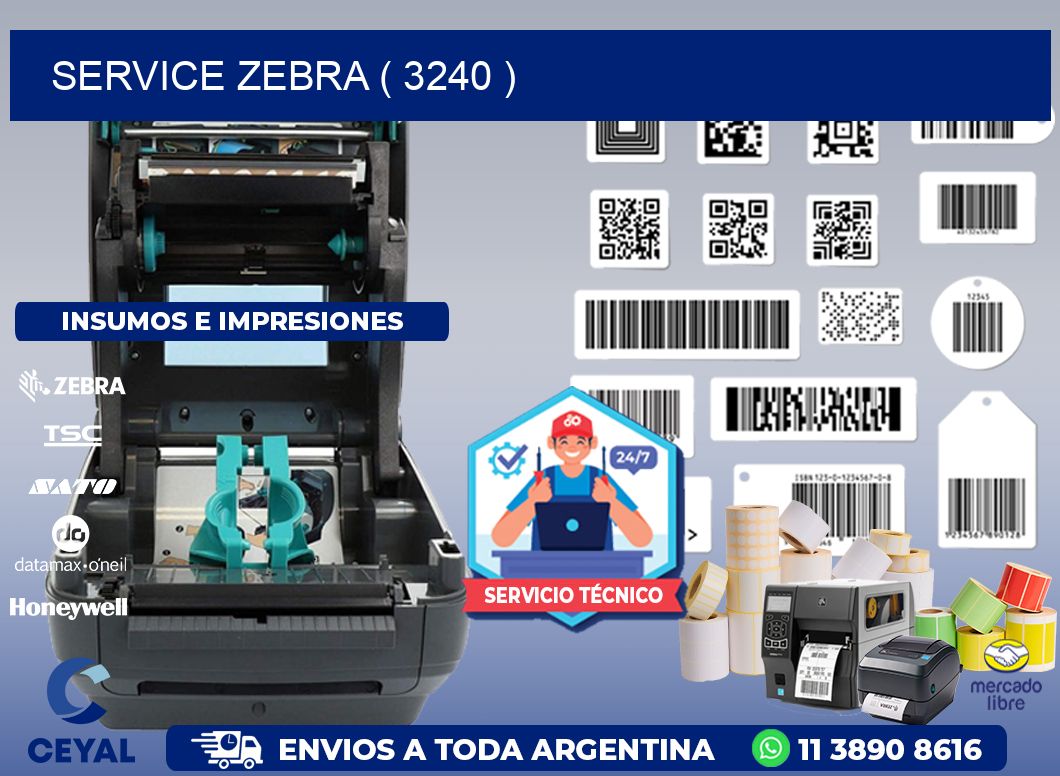 service zebra ( 3240 )