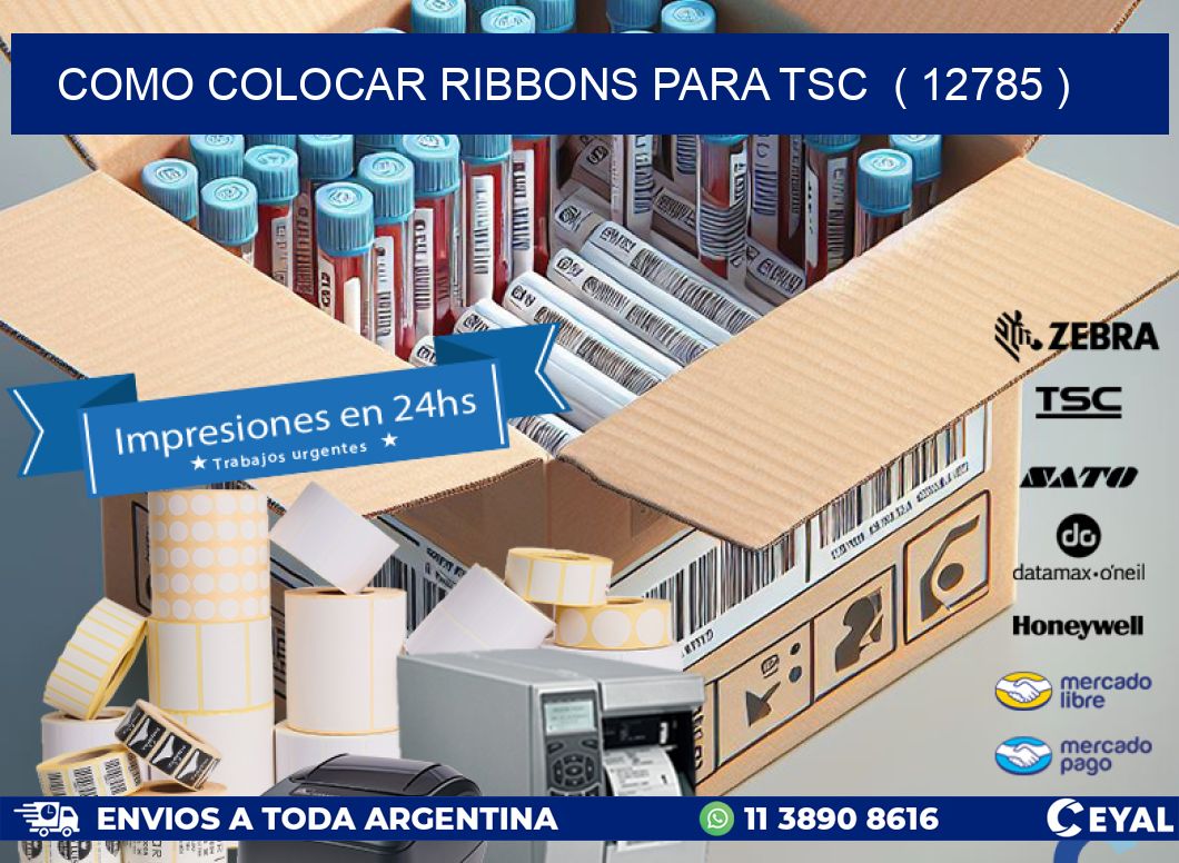 COMO COLOCAR RIBBONS PARA TSC  ( 12785 )