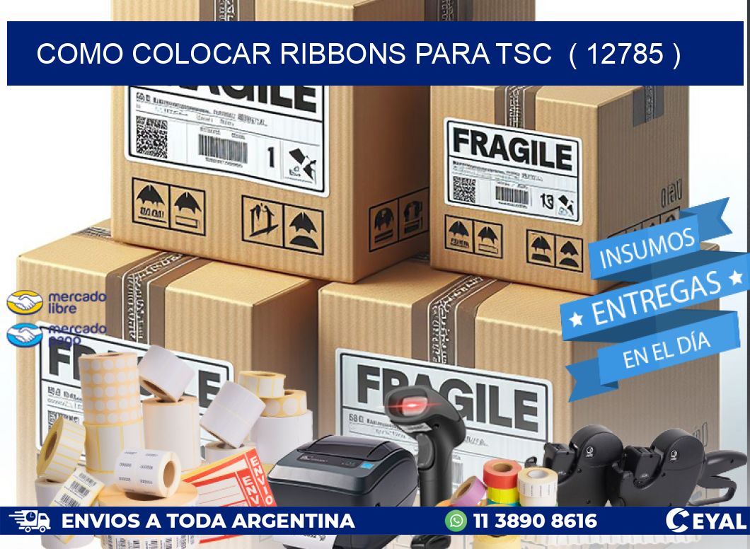 COMO COLOCAR RIBBONS PARA TSC  ( 12785 )