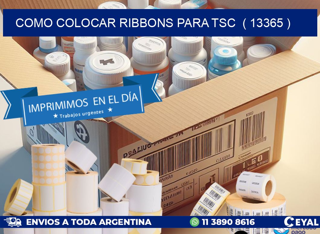 COMO COLOCAR RIBBONS PARA TSC  ( 13365 )