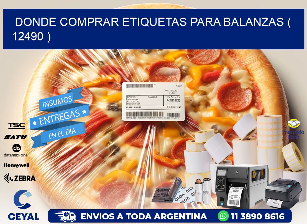 DONDE COMPRAR ETIQUETAS PARA BALANZAS ( 12490 )