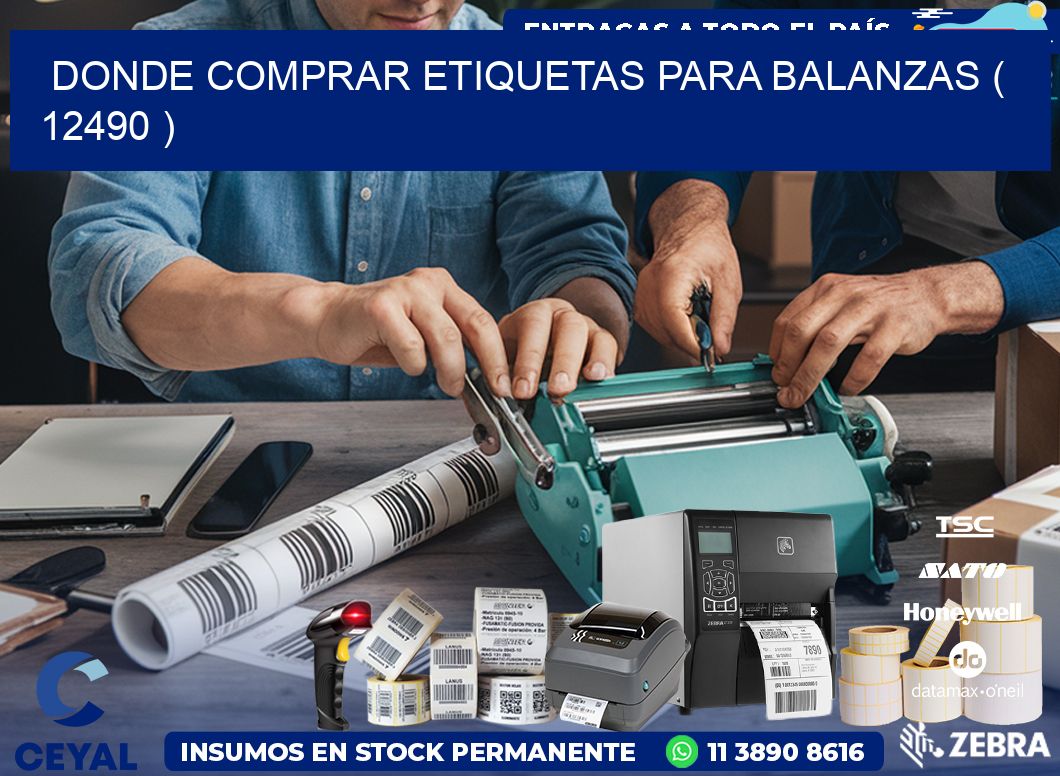 DONDE COMPRAR ETIQUETAS PARA BALANZAS ( 12490 )