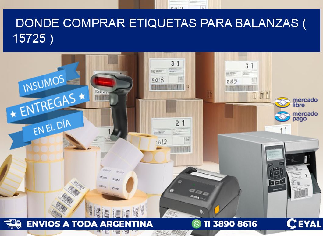 DONDE COMPRAR ETIQUETAS PARA BALANZAS ( 15725 )