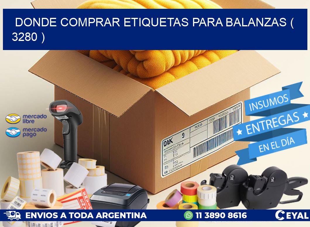 DONDE COMPRAR ETIQUETAS PARA BALANZAS ( 3280 )