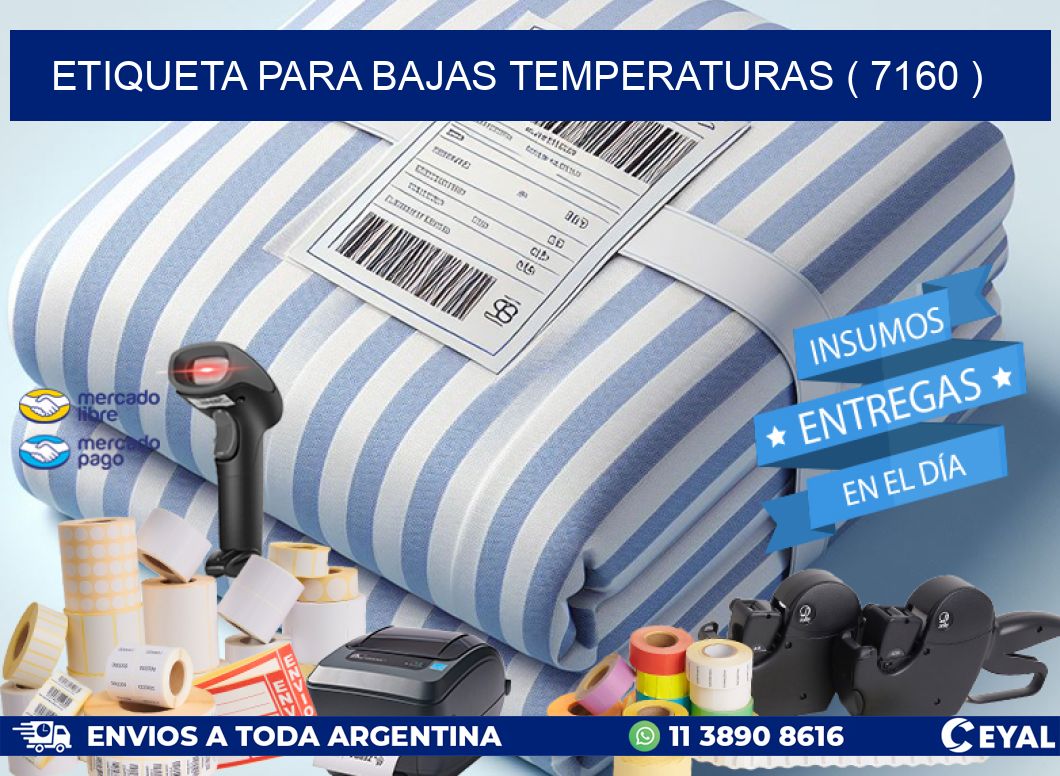 ETIQUETA PARA BAJAS TEMPERATURAS ( 7160 )