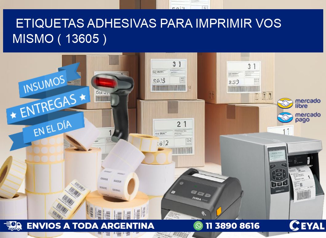 ETIQUETAS ADHESIVAS PARA IMPRIMIR VOS MISMO ( 13605 )