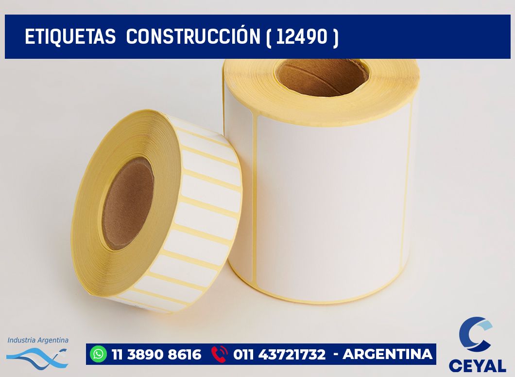 ETIQUETAS  CONSTRUCCIÓN ( 12490 )