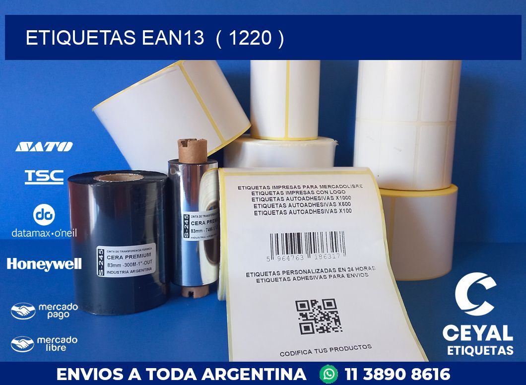 ETIQUETAS EAN13  ( 1220 )