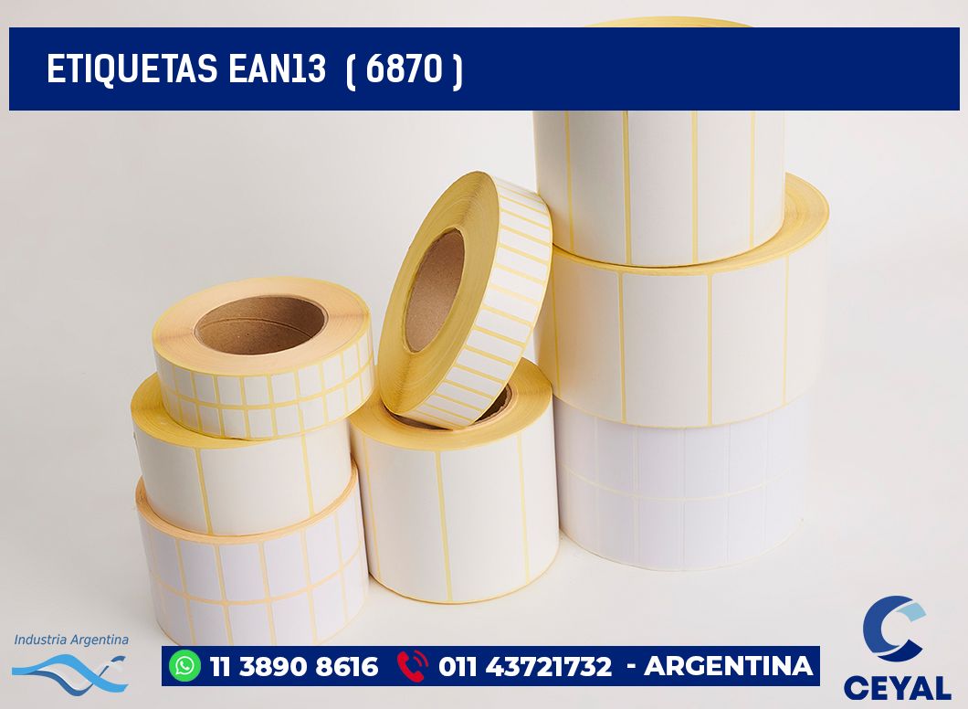 ETIQUETAS EAN13  ( 6870 )