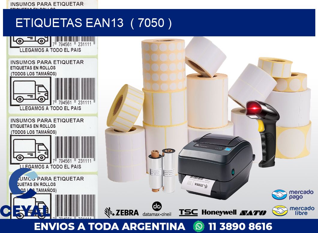 ETIQUETAS EAN13  ( 7050 )