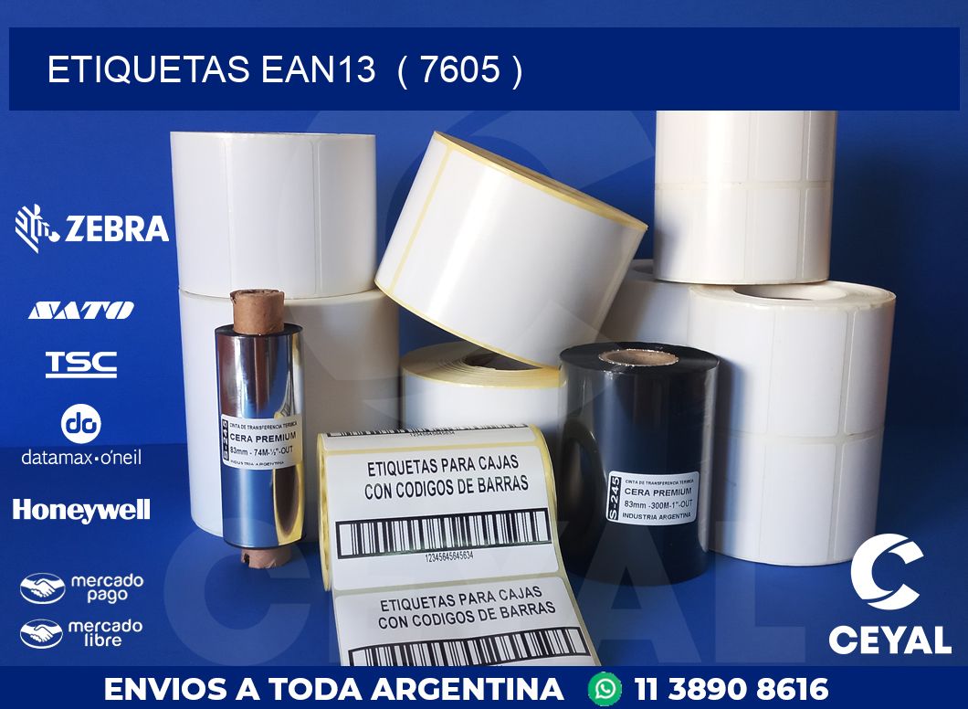 ETIQUETAS EAN13  ( 7605 )