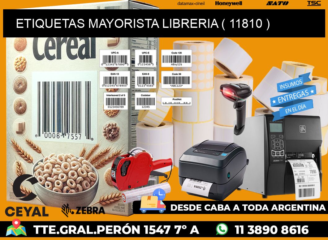 ETIQUETAS MAYORISTA LIBRERIA ( 11810 )