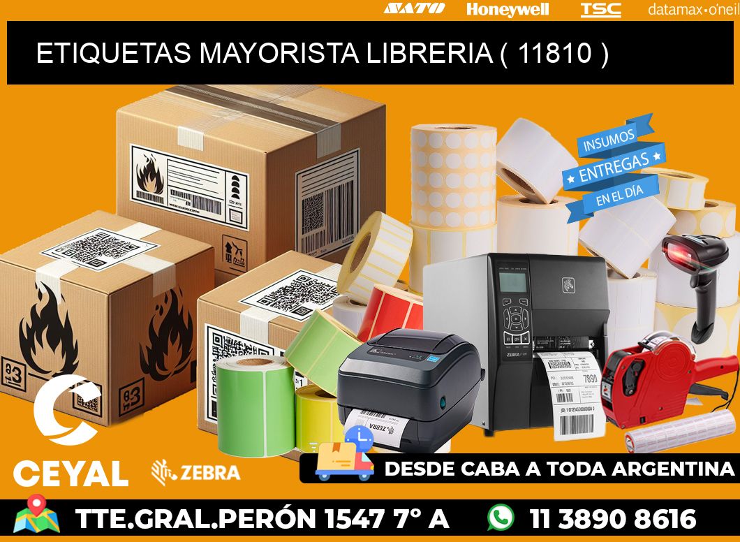 ETIQUETAS MAYORISTA LIBRERIA ( 11810 )