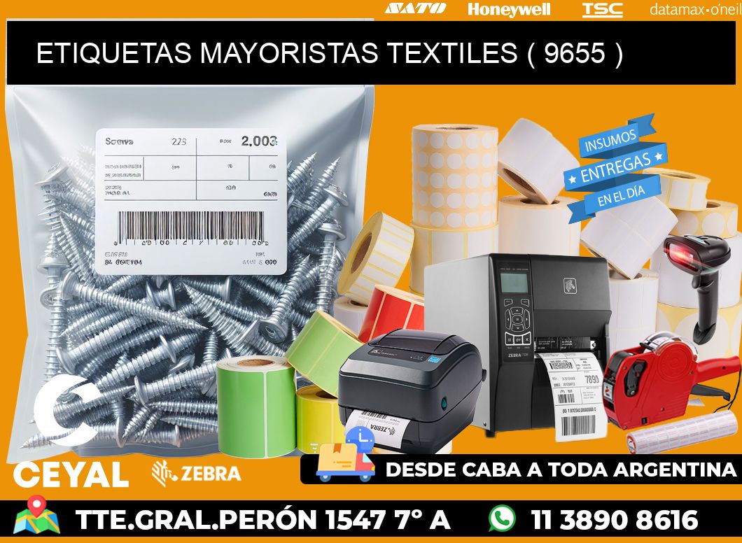 ETIQUETAS MAYORISTAS TEXTILES ( 9655 )