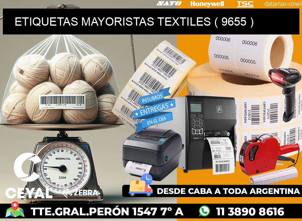 ETIQUETAS MAYORISTAS TEXTILES ( 9655 )