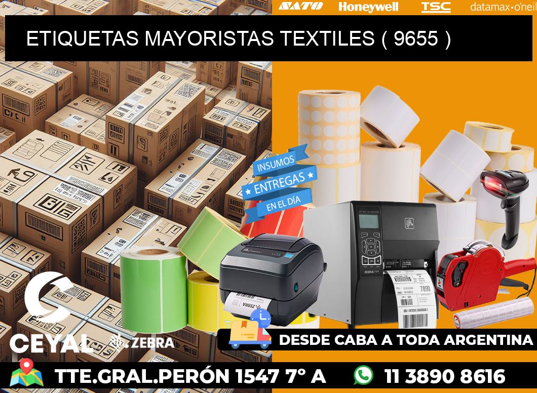 ETIQUETAS MAYORISTAS TEXTILES ( 9655 )