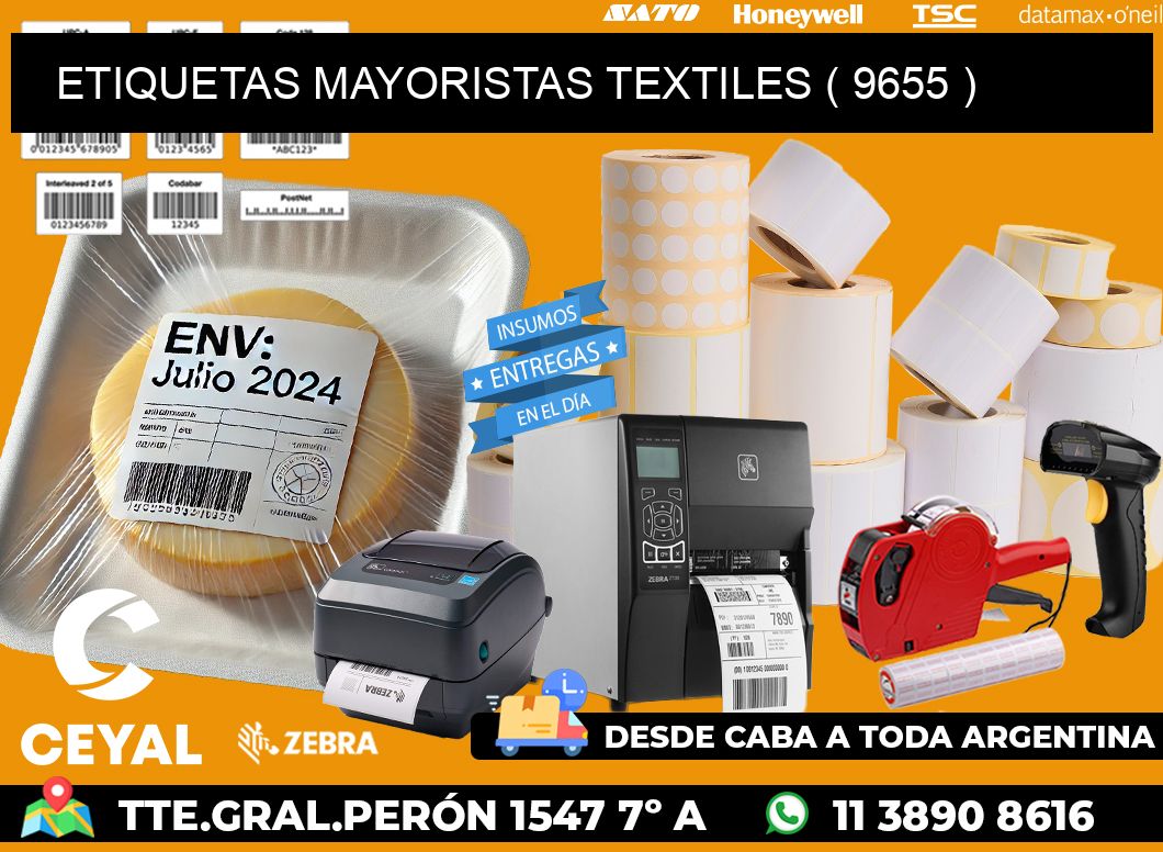 ETIQUETAS MAYORISTAS TEXTILES ( 9655 )