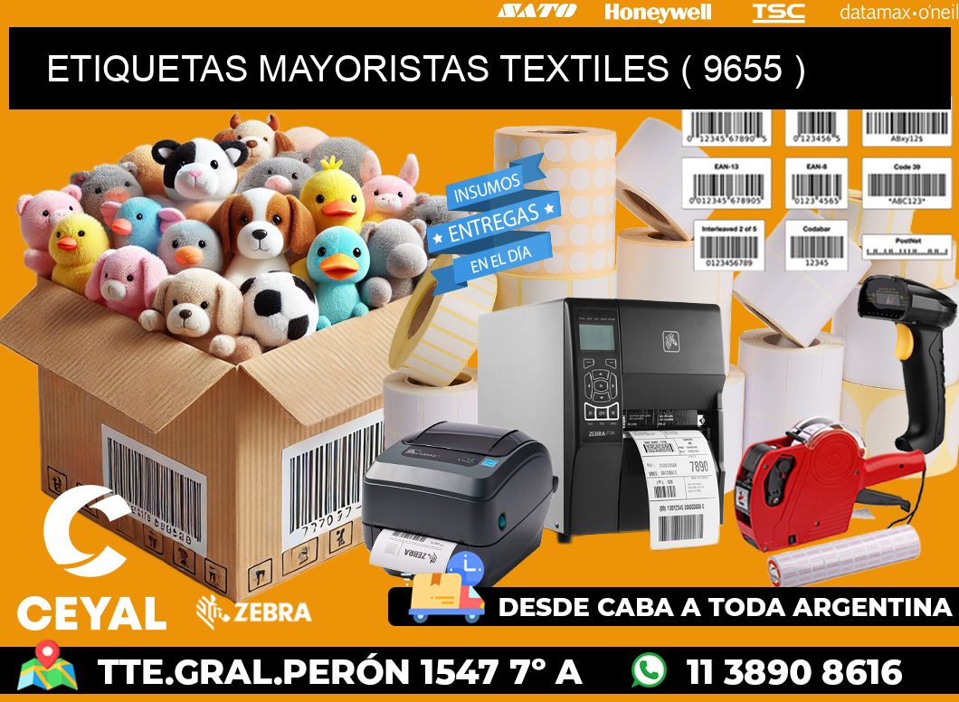 ETIQUETAS MAYORISTAS TEXTILES ( 9655 )