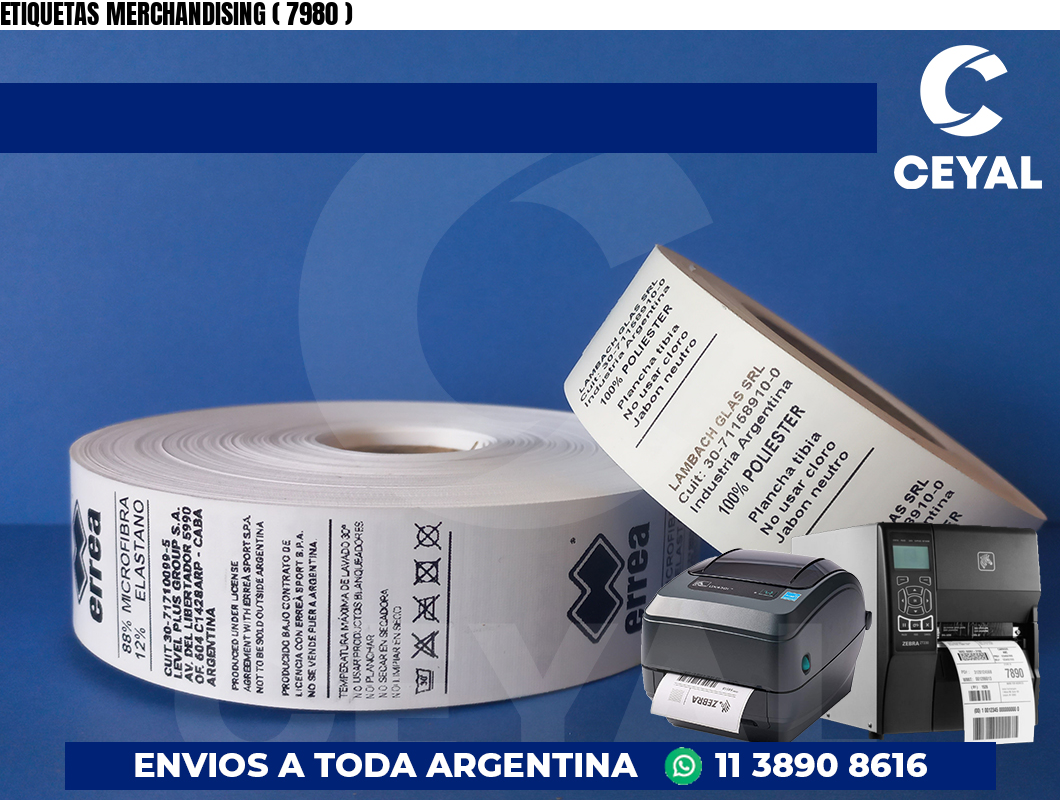 ETIQUETAS MERCHANDISING ( 7980 )