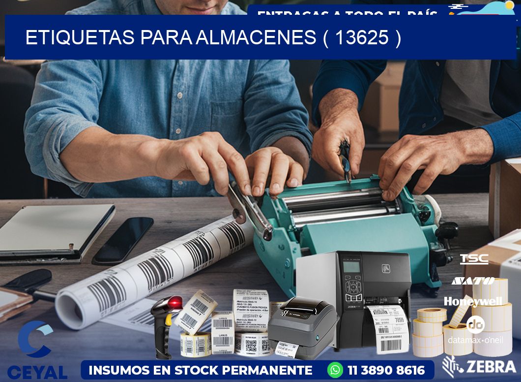 ETIQUETAS PARA ALMACENES ( 13625 )