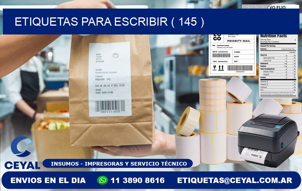 ETIQUETAS PARA ESCRIBIR ( 145 )