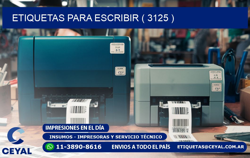 ETIQUETAS PARA ESCRIBIR ( 3125 )