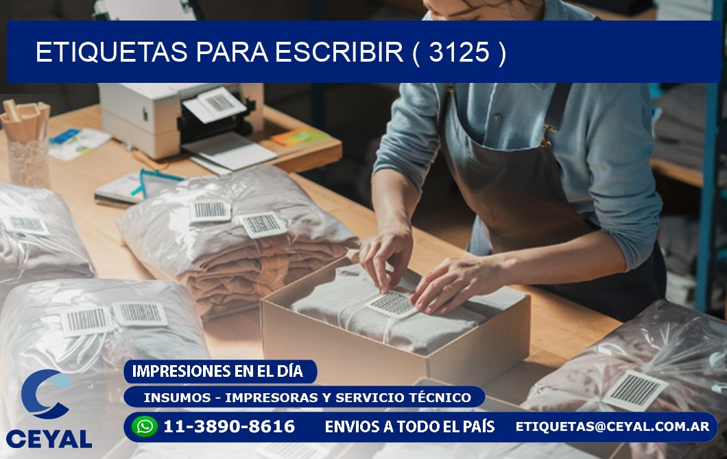 ETIQUETAS PARA ESCRIBIR ( 3125 )