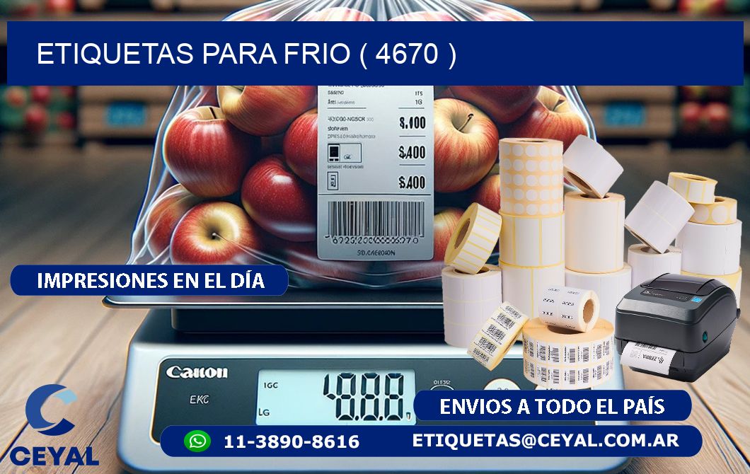 ETIQUETAS PARA FRIO ( 4670 )