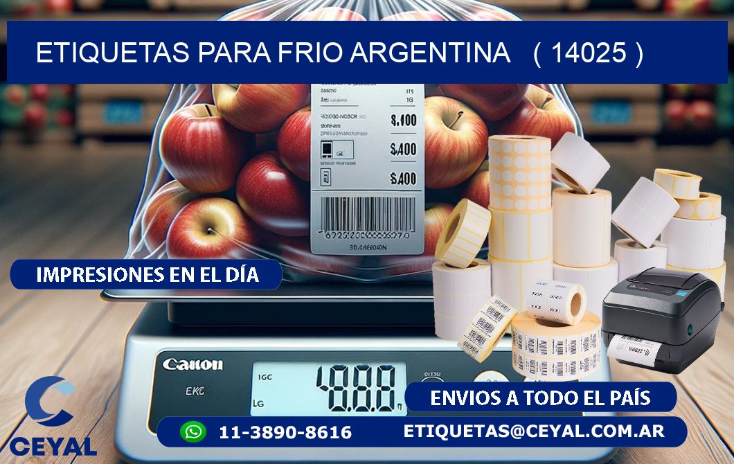 ETIQUETAS PARA FRIO ARGENTINA   ( 14025 )