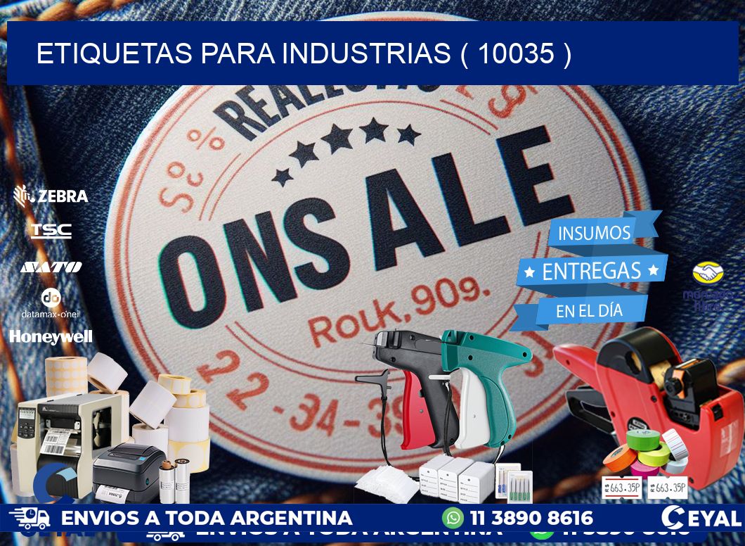 ETIQUETAS PARA INDUSTRIAS ( 10035 )