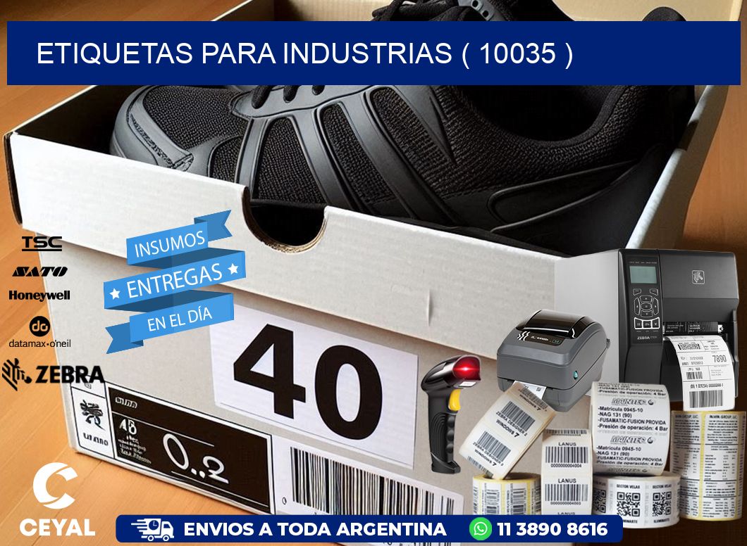 ETIQUETAS PARA INDUSTRIAS ( 10035 )