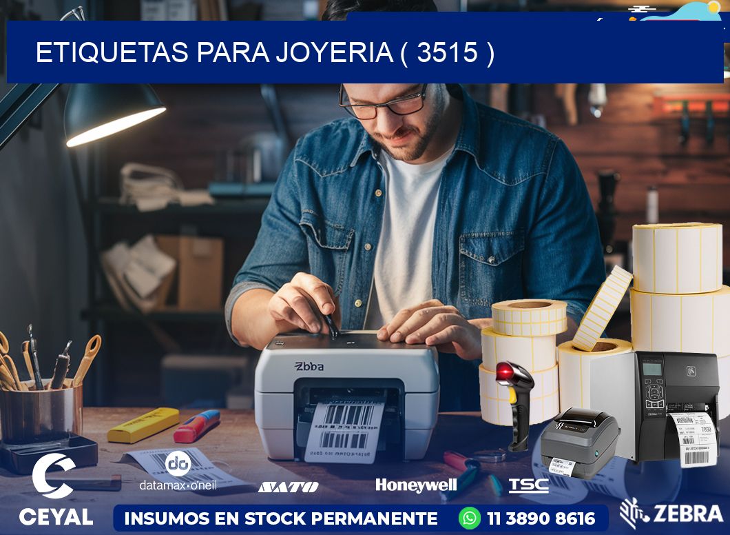 ETIQUETAS PARA JOYERIA ( 3515 )