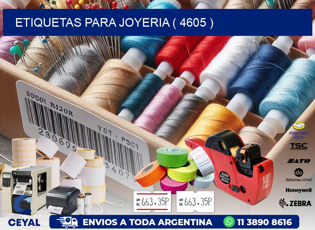 ETIQUETAS PARA JOYERIA ( 4605 )